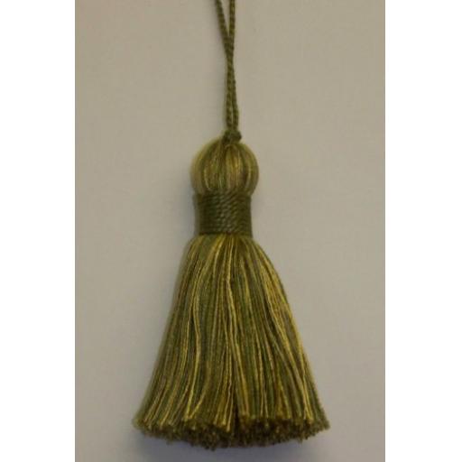 Haddon 10cm Cushion Tassel - Colour Green