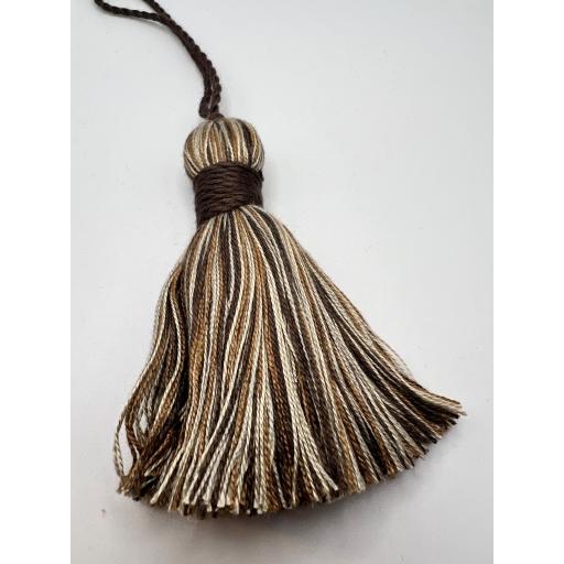 Haddon 10cm Cushion Tassel - Colour Dark Natural