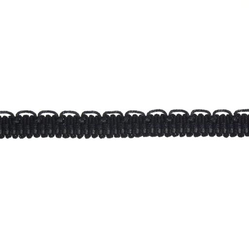 Haddon 13mm Chair Gimp - Colour Black/Charcoal