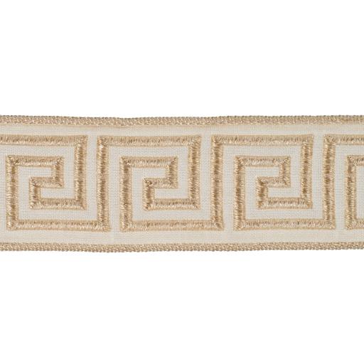 Greek Key 50mm Braid - Natural