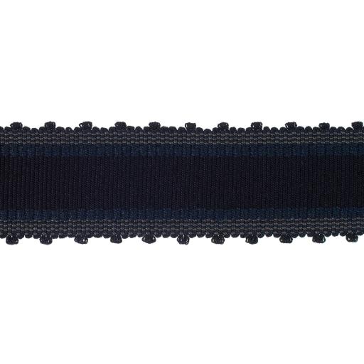 Haddon 47mm Curtain Braid - Colour Black/Charcoal